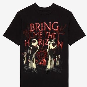 3 for 55 Emo Scenecore Bring Me The horizon Band tee Zombie hands